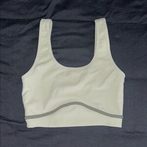Wilo Two Tone Green Ribbed Sports Bra Women’s Small